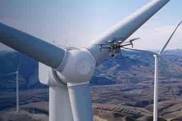 inspection éolienne par drone